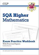 CfE Higher Maths: SQA Exam Practice Workbook - includes Answers