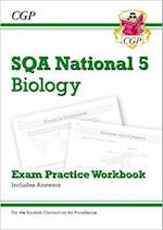 National 5 Biology: SQA Exam Practice Workbook - includes Answers: for the 2024 and 2025 exams