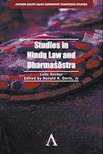 Studies in Hindu Law and Dharmasastra