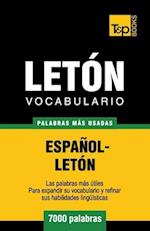 Vocabulario español-letón - 7000 palabras más usadas
