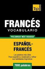 Vocabulario español-francés - 7000 palabras más usadas