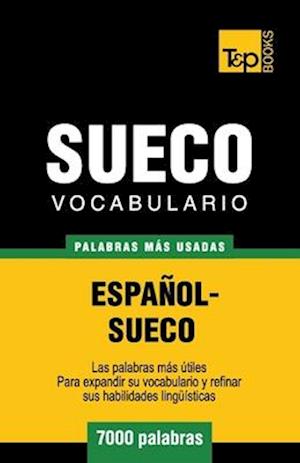 Vocabulario español-sueco - 7000 palabras más usadas