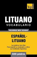 Vocabulario español-lituano - 5000 palabras más usadas