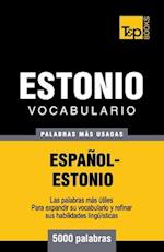 Vocabulario español-estonio - 5000 palabras más usadas