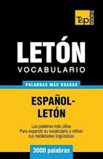 Vocabulario español-letón - 3000 palabras más usadas