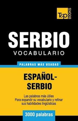 Vocabulario español-serbio - 3000 palabras más usadas