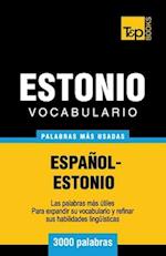 Vocabulario español-estonio - 3000 palabras más usadas