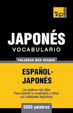 Vocabulario Espanol-Japones - 5000 Palabras Mas Usadas