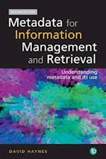 Metadata for Information Management and Retrieval