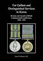For Gallant and Distinguished Services in Korea