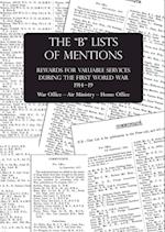 THE "B" LISTS OF MENTIONS