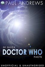 50 Quick Doctor Who Facts