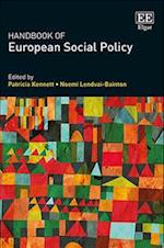 Handbook of European Social Policy