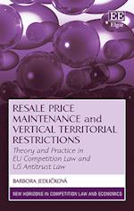 Resale Price Maintenance and Vertical Territorial Restrictions