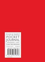 Red Pocket Plain & Simple Journal