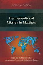 Hermeneutics of Mission in Matthew