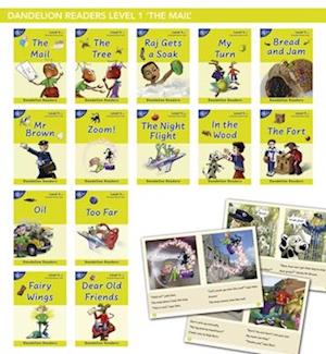 Phonic Books Dandelion Readers Vowel Spellings Level 1 The Mail (1 Vowel Team for 12 Different Vowel Sounds ai, ee, oa, ur, ea, ow, b‘oo’t, igh, l‘oo’k, aw, oi, ar)