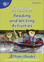 Phonic Books Dandelion Readers Reading and Writing Activities Set 1 Units 11-20