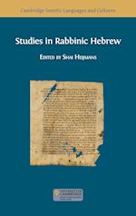 Studies in Rabbinic Hebrew 