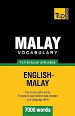 Malay Vocabulary for English Speakers - 7000 Words