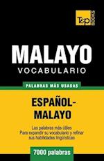 Vocabulario Español-Malayo - 7000 Palabras Más Usadas