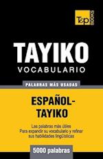 Vocabulario Espanol-Tayiko - 5000 Palabras Mas Usadas