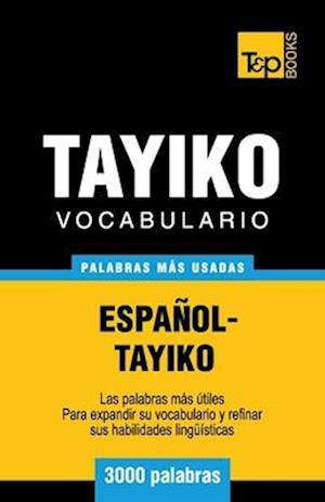 Vocabulario Espanol-Tayiko - 3000 Palabras Mas Usadas