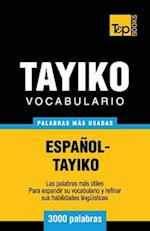 Vocabulario Espanol-Tayiko - 3000 Palabras Mas Usadas