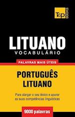 Vocabulário Portuguès-Lituano - 9000 Palavras Mais Úteis