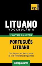 Vocabulário Portuguès-Lituano - 7000 Palavras Mais Úteis