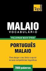 Vocabulario Portugues-Malaio - 7000 Palavras Mais Uteis