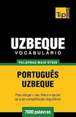 Vocabulário Portuguès-Uzbeque - 7000 Palavras Mais Úteis