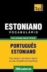 Vocabulário Portuguès-Estoniano - 7000 Palavras Mais Úteis