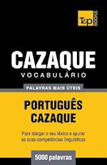 Vocabulário Portuguès-Cazaque - 5000 Palavras Mais Úteis