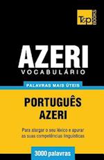 Vocabulário Portuguès-Azeri - 3000 Palavras Mais Úteis