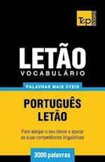 Vocabulário Portuguès-Letão - 3000 Palavras Mais Úteis