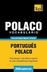 Vocabulario Portugues-Polaco - 3000 Palavras Mais Uteis