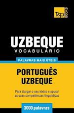 Vocabulário Portuguès-Uzbeque - 3000 Palavras Mais Úteis
