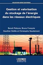 Gestion et valorisation du stockage de l'énergie dans les réseaux électriques