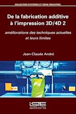 De la fabrication additive à l'impression 3D/4D 2