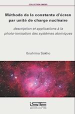 Méthode de la constante d'écran par unité de charge nucléaire