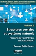 Structures sociales et systèmes naturels