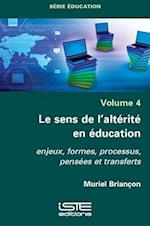 Le sens de l'altérité en éducation