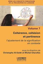 Coherence, cohesion et pertinence