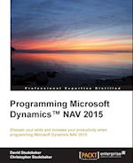 Programming Microsoft Dynamics(TM) NAV 2015