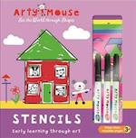 Arty Mouse - Stencils