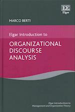 Elgar Introduction to Organizational Discourse Analysis