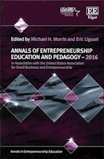 Annals of Entrepreneurship Education and Pedagogy – 2016