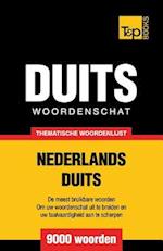 Thematische Woordenschat Nederlands-Duits - 9000 Woorden