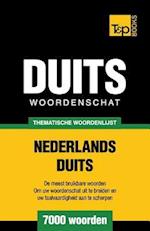 Thematische Woordenschat Nederlands-Duits - 7000 Woorden